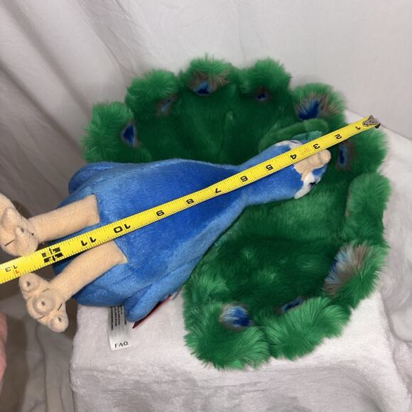 FAO Schwarz Peacock Plush Stuffed Bird Toys R Us Release 2015 w Tags - Picture 15 of 15